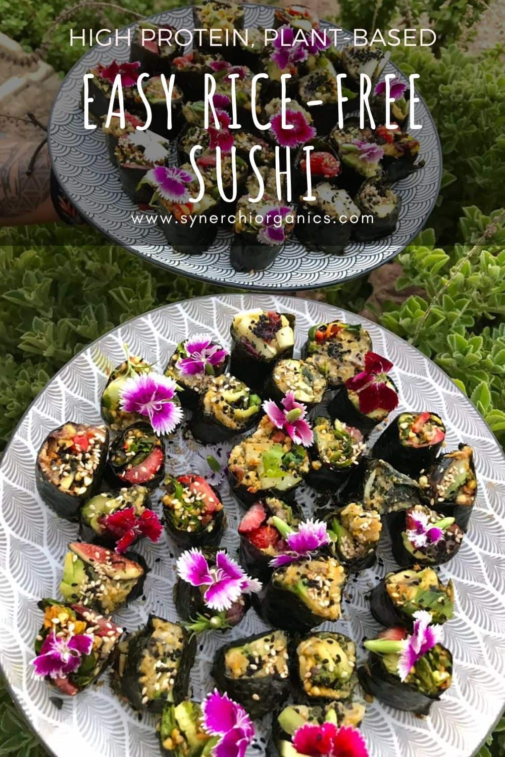 vegan quinoa Sushi