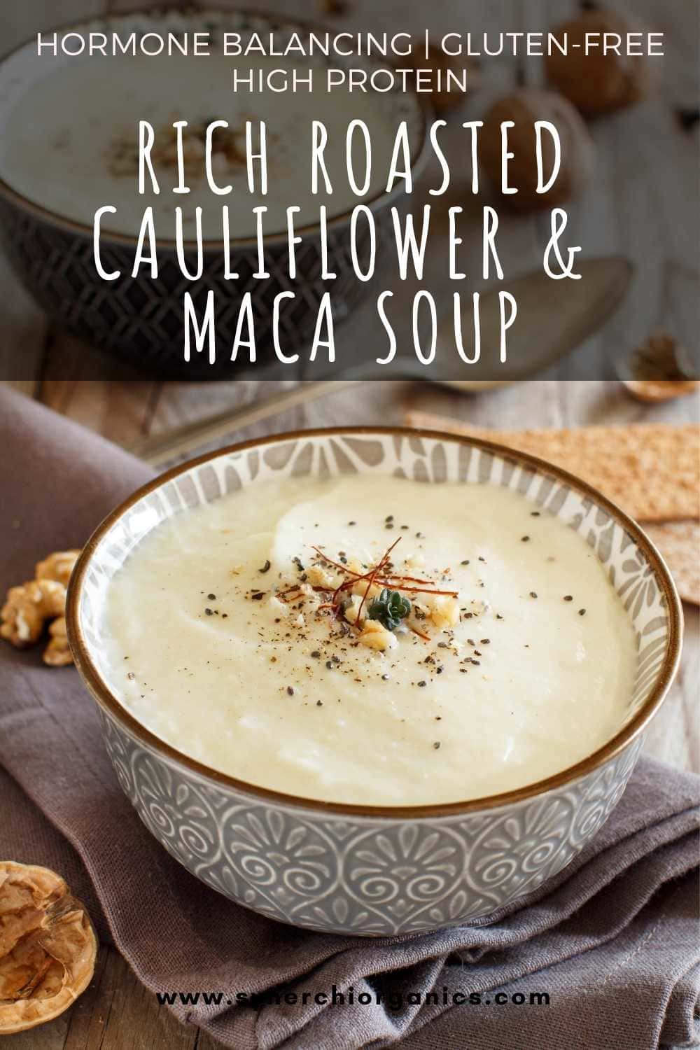 roasted cauliflower soup